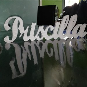 baby nursery name wall art