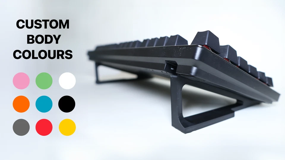 Keyboard Riser Stands For Office & Gaming (Custom Colours + Universal Fit) - Image 2 of 4