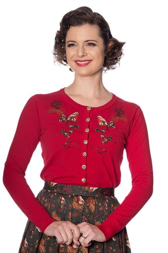 Dancing Days Rockin Robin Christmas Cardigan