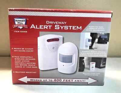 Bunker Hill 93068 Wireless Driveway Alarm Alert Security System