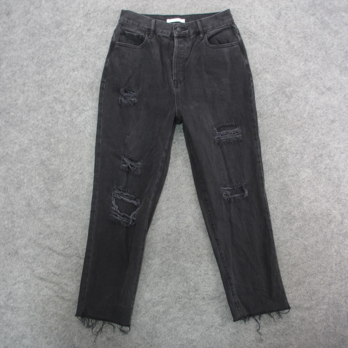 PacSun Jeans Women's 28 Black Dark Wash High Rise Mom Jeans