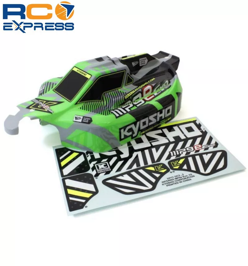Kyosho Inferno Mp9 Tki4 V2 Decoration Body Set(Green) KYOIFB118GRB