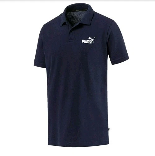 Puma Men's Ess Pique Polo Shirt Navy Blue Size M 851759 ⭐GENUINE⭐ rrp £29 |  eBay