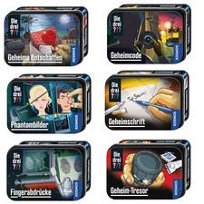 DIE DREI ??? Experimente & Detektivutensilien in Metalldose Detektiv Box Kosmos
