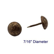 C.S. Osborne 100 Pcs 7/16" Dia. Old Gold Speckled Red Nail 6884-OGSR Tacks