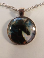 Unicorn pendant on 19 inch Silver necklace 248897