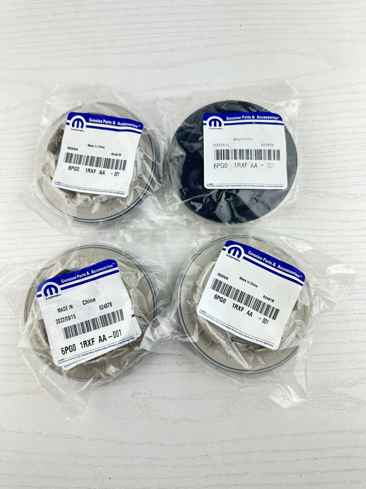 4 OF 2019-2024 RAM 2500 3500 WHEEL CENTER CAP OEM NEW MOPAR 6PG01RXFAA