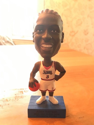 ALLEN IVERSON ALL STAR Upper Deck Play Makers Series One Bobble Head 76ers - Picture 2 of 4