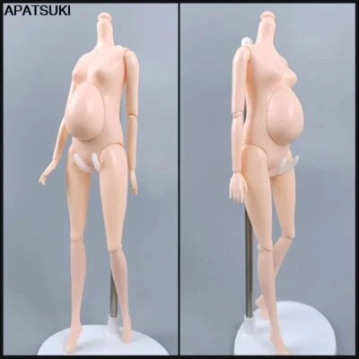 Schwangerer nackter Körper mit neugeborenem Baby für 11,5" 1/6 BJD Puppe Zubehör - Bild 1 von 4