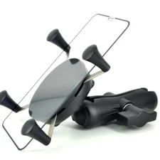 Fit For RAM Mounts X Grip Phone Holder with  Aluminum Double Socket Arm