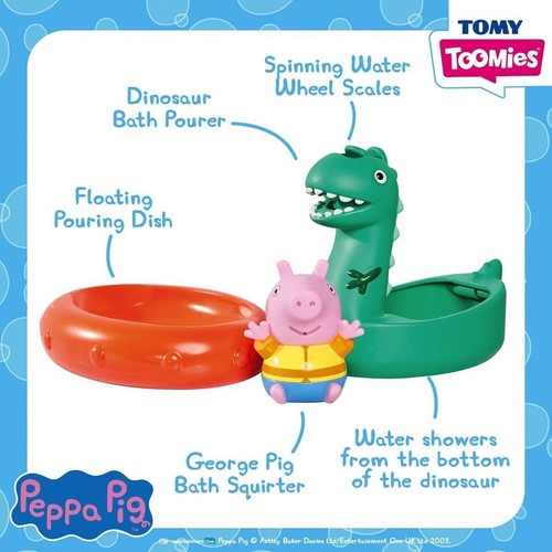 Peppa Pig - George & Dino Bath Floats **BRAND - Picture 2 of 5
