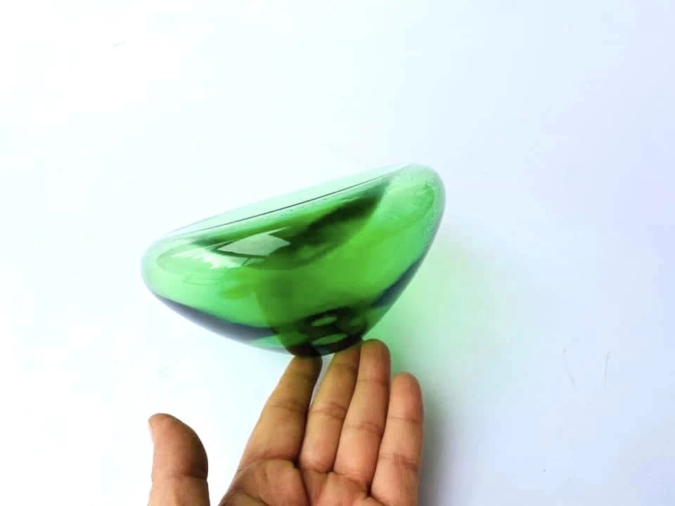 🟠 Bel portacenere in vetro di Murano soffiato Vintage Anni 70 Sped. 🚚 GRATIS - Immagine 3 di 4