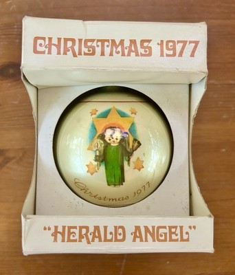 1977 Herald Angel Schmid Christmas Ornament #4 Limited Edition NEW in Box