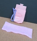 CHRISTIE Vintage 1978 Sun Lovin'7745 Malibu Barbie Doll PINK TOWEL/ BACKPACK BAG