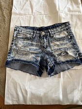 Women's Denim Shorts, Size 5 Acid Washed Rue 21