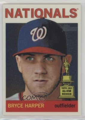 2013 Topps Heritage Chrome 400/999 Bryce Harper #HC50 0rd2