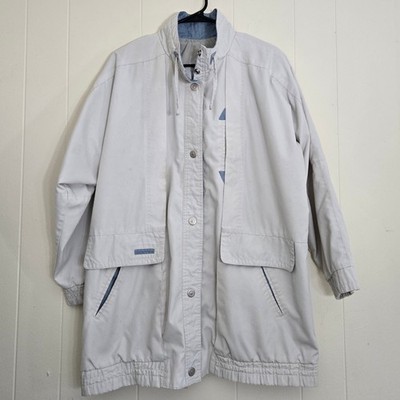 Be In The Current Sees Vintage Beige Cotton Blend Barn Chore Coat Jacket M