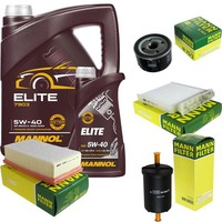 Mann Inspektionspaket 6L Mannol Elite 5W-40 FüR Renault Clio III 1.6 16V 2.0