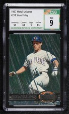 1997 Skybox Metal Universe Steve Finley #218 CSG 9 Mint g1z