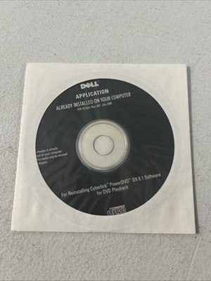 DELL DVD REINSTALLATION CYBERLINK POWER DVD DX 8.1 SOFTWARE FOR DVD PLAYBACK