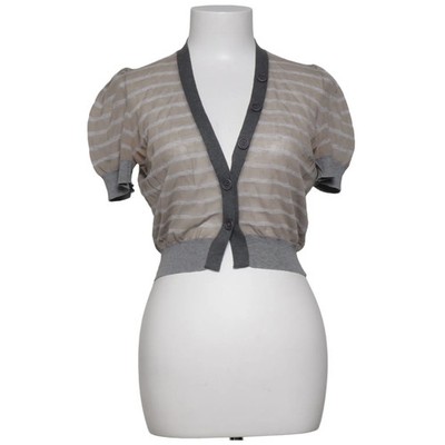 Brunello Cucinelli, Strickjacke, Damen, Größe: M, Beige/Grau #D5k