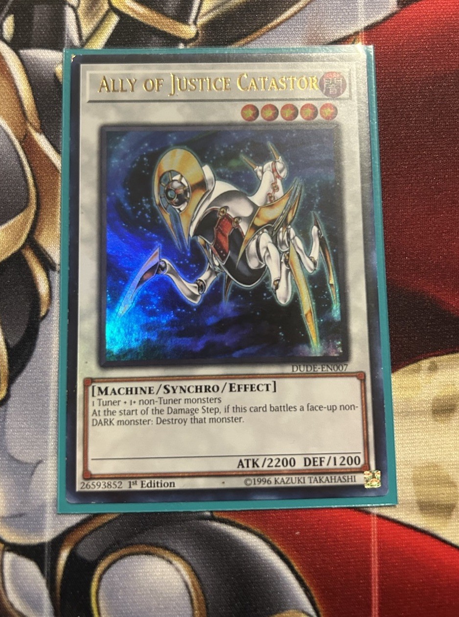 Ally of Justice Catastor DUDE-EN007 Duel Devastator 1st Edition