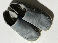 Olukai Kids Nohea Mesh Slip On Gray Sneakers Size 3 US