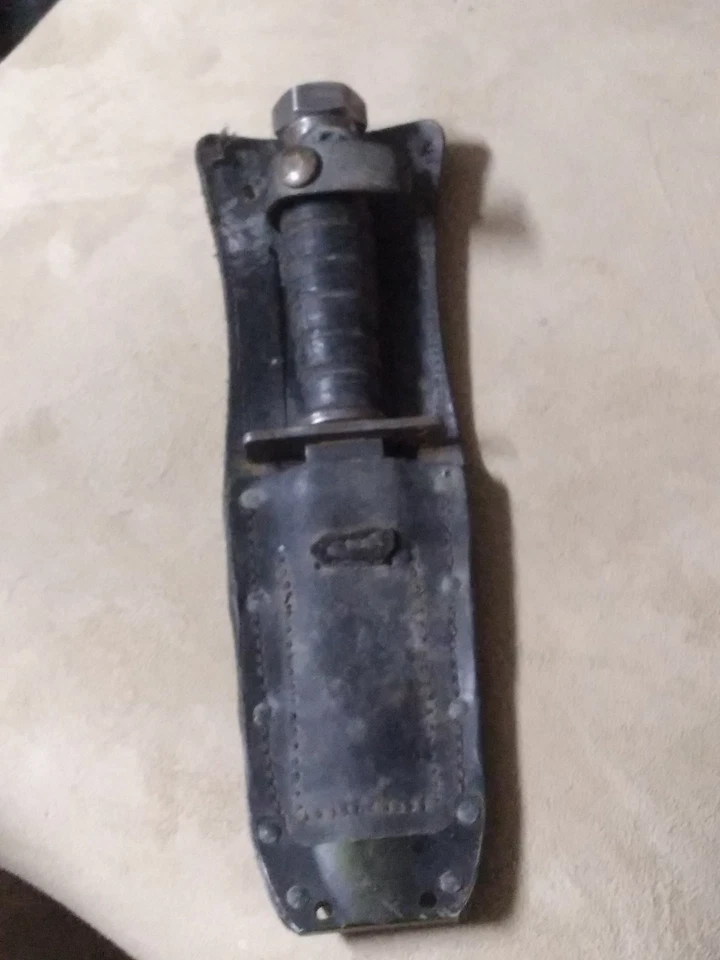 Cuchillo de Lucha de Hoja Fija Camillus De Colección, Cuchillo de Supervivencia de Piloto Ontario EE. UU. Foto 2 de 2