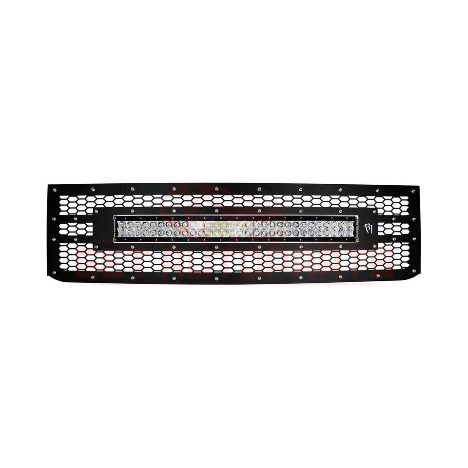 Rejilla LED RÍGIDA con barra de luz 30 RDS para Chevy Silverado 3500 HD 2015-2016 Foto 2 de 2