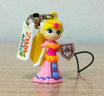 Zelda The Minish Cap Princess Zelda Figure Strap 2004 Nintendo Keychain Charm
