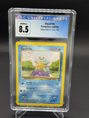Squirtle graded CGC 8.5 for sale on eBay
