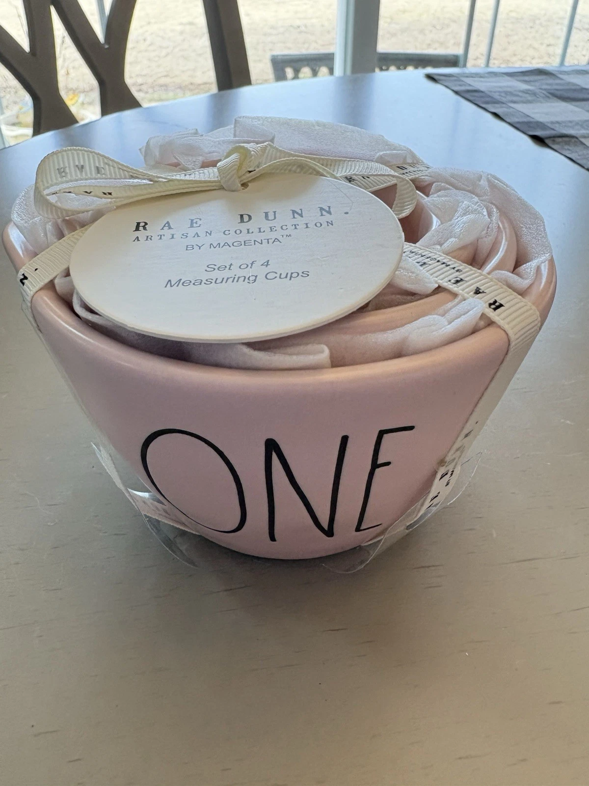 Rae Dunn Pink Measuring Cups