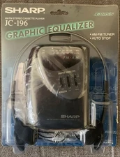 Sharp FM/AM Stereo Cassette Player Walkman JC-196: BRAND NEW & NEVER USED!