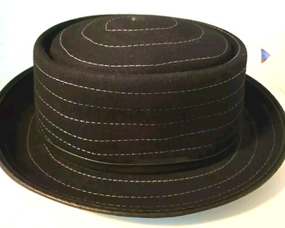 Men's Or Womens Cubavera 100% Wool Felt Bowler Hat with Ribbon Band L To ExL