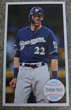 2020 Topps Archives Oversized 1964 Topps Giant-Size Box Toppers CHRISTIAN YELICH