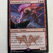 1x Thunderbreak Regent Heavy Play MTG Magic - Kid Icarus -