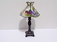 Tea Light Accent Lamp Tiffany Style Shade Res...