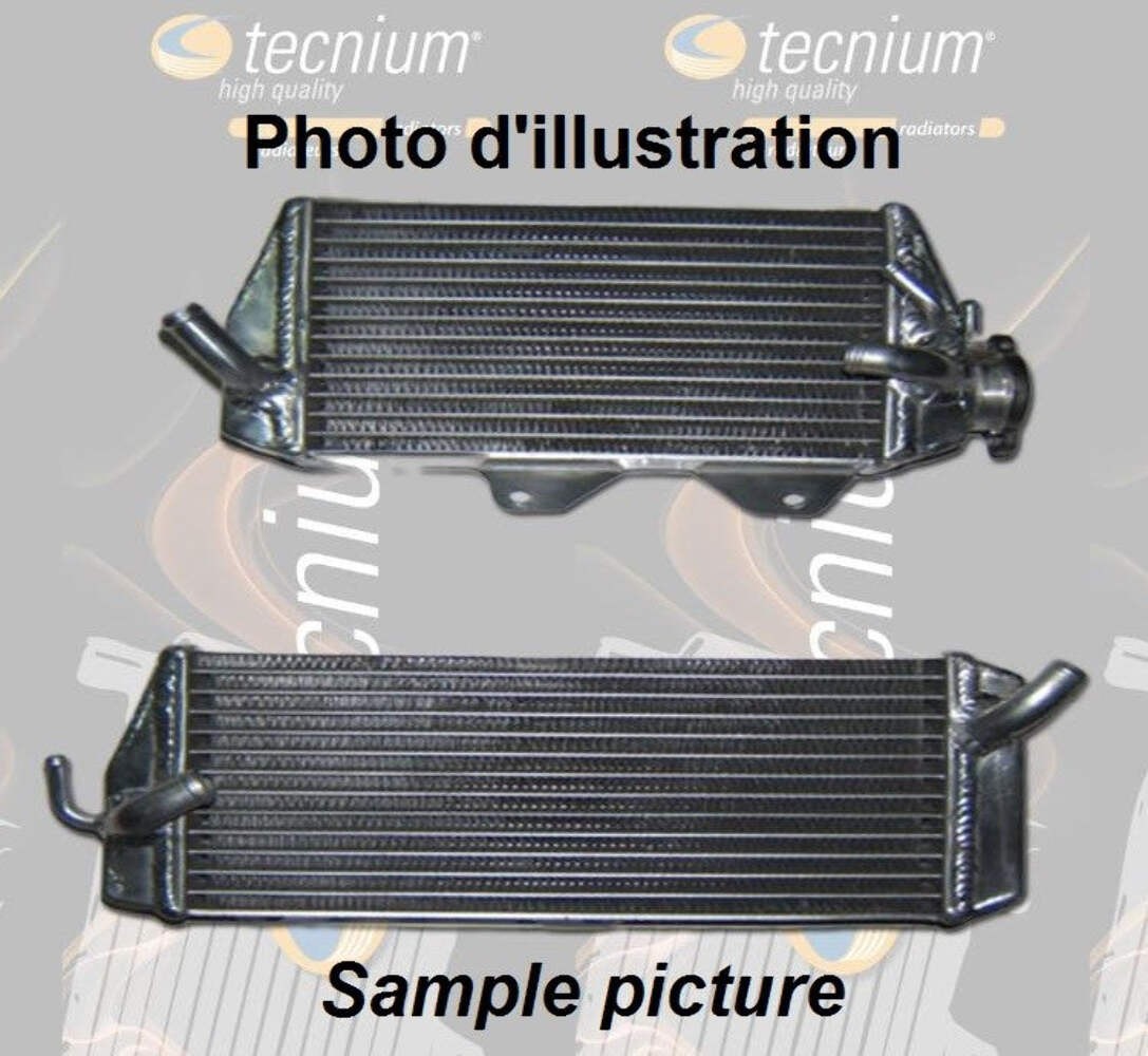 Radiateur eau Technium droit pour moto Honda CRF 250 R années 2014 à 2017