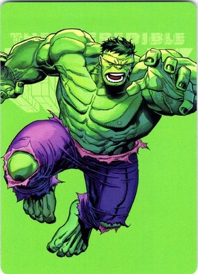 The Incredible Hulk Art Card S Art Series: Marvel Super Heroes 28 NM