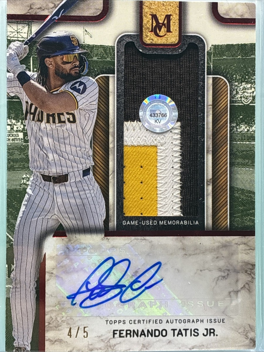 2025 Topps Museum Collection - Fernando Tatis Jr. Autograph Relic