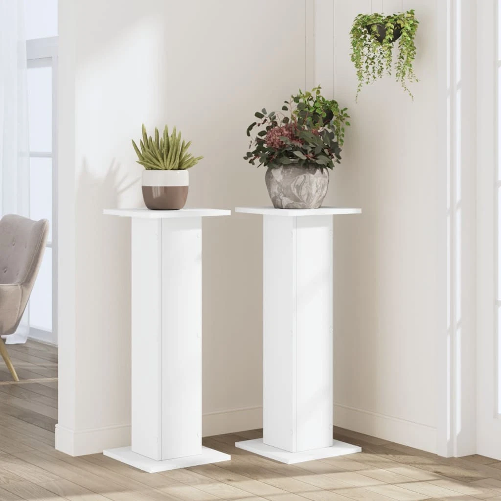 DanDiBo Blumensäule Metall Schwarz 90 cm Blumenständer KW405