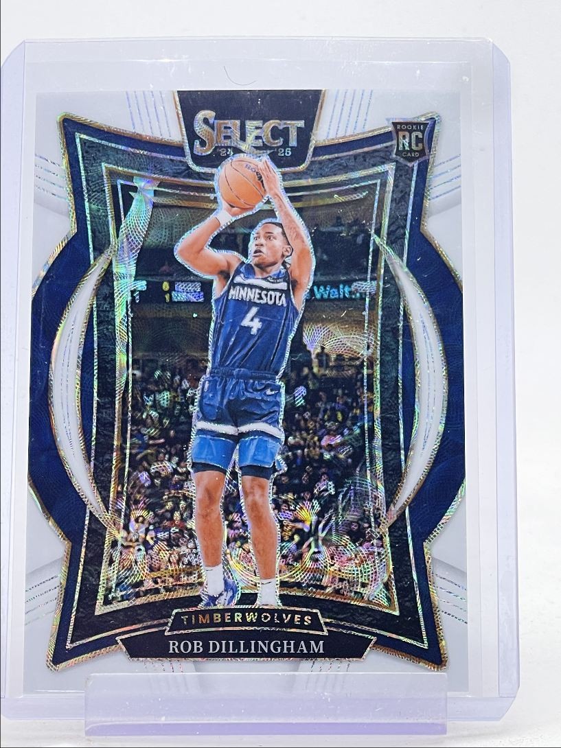 ROB DILLINGHAM 2024-25 SELECT CONCOURSE ROOKIE WHITE SCOPE PRIZM RC /35 Q3195