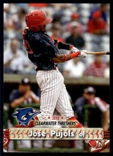 2018 Jose Pujols MiLB Minor League Rookie Card Clearwater Threshers