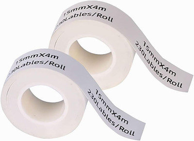 Thermopapier, kompatibel mit D35-Etikettenmacher-Bändern, kontinuierlich, transp