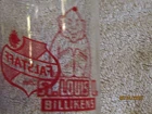 Vintage FALSTAFF Beer Glass ST LOUIS UNIVERSITY BILLIKENS 1960 Federal 4.25"