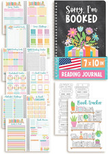 Reading Journal for Women - Book Journal Reading Log Spiral, Readers Jou...