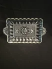 Pre-Owned Vintage Anchor Hocking Pressed Glass Relish Dish