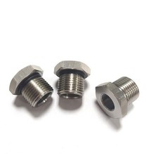 Automotive parts stainless steel engine oil filter adapter 1/2-28 to 3/4-16
