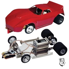 Mid #346 - 1/32 STOMP Ready To Race Slot Car - 30K RPM Motor '73 VETTE Body