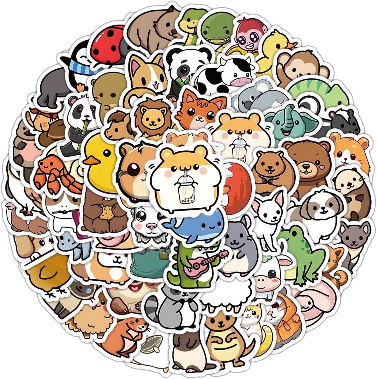 100 PCS Water Bottle Stickers for Kids, Cute Vinyl Aesthetic